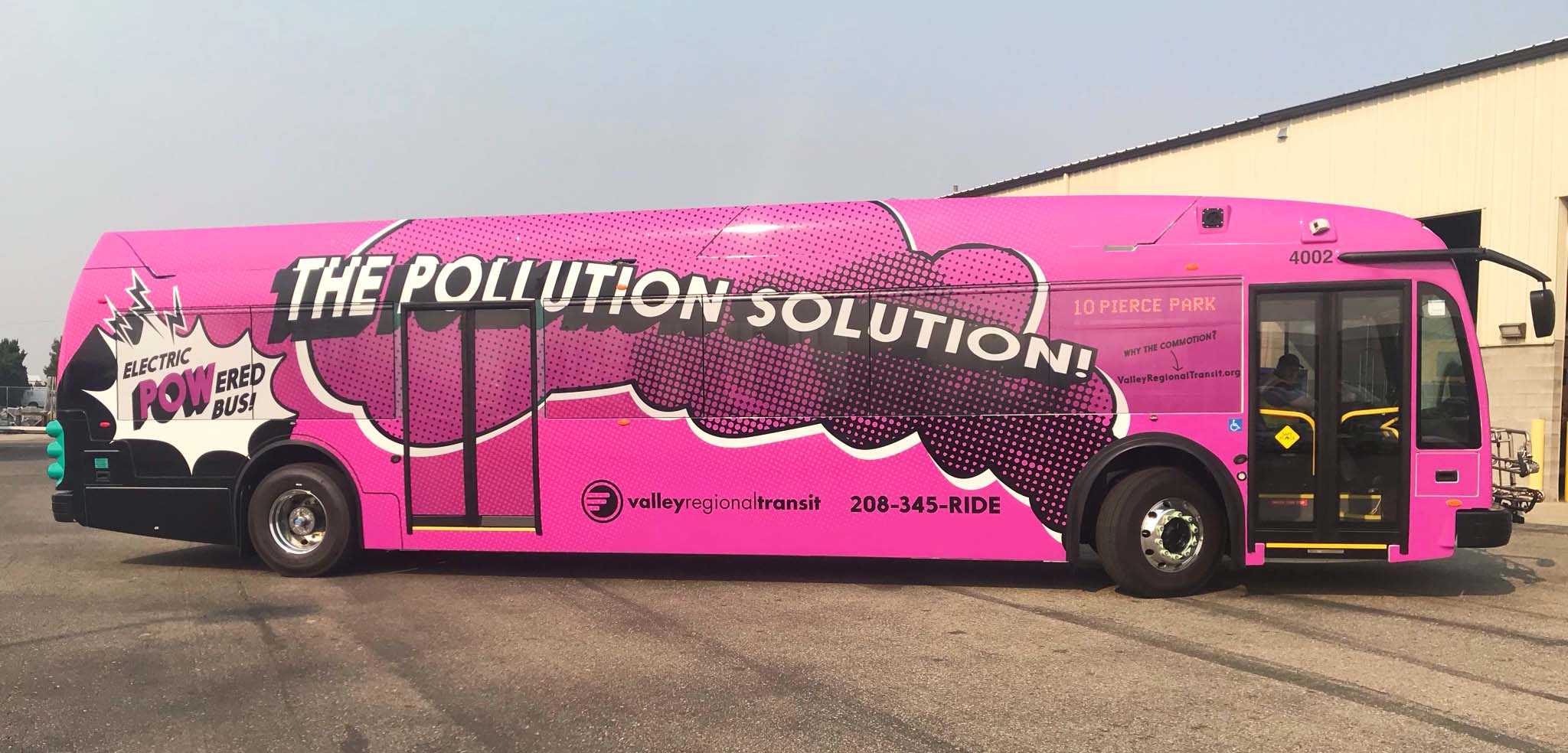VRT Bus Electric Bus Wrap