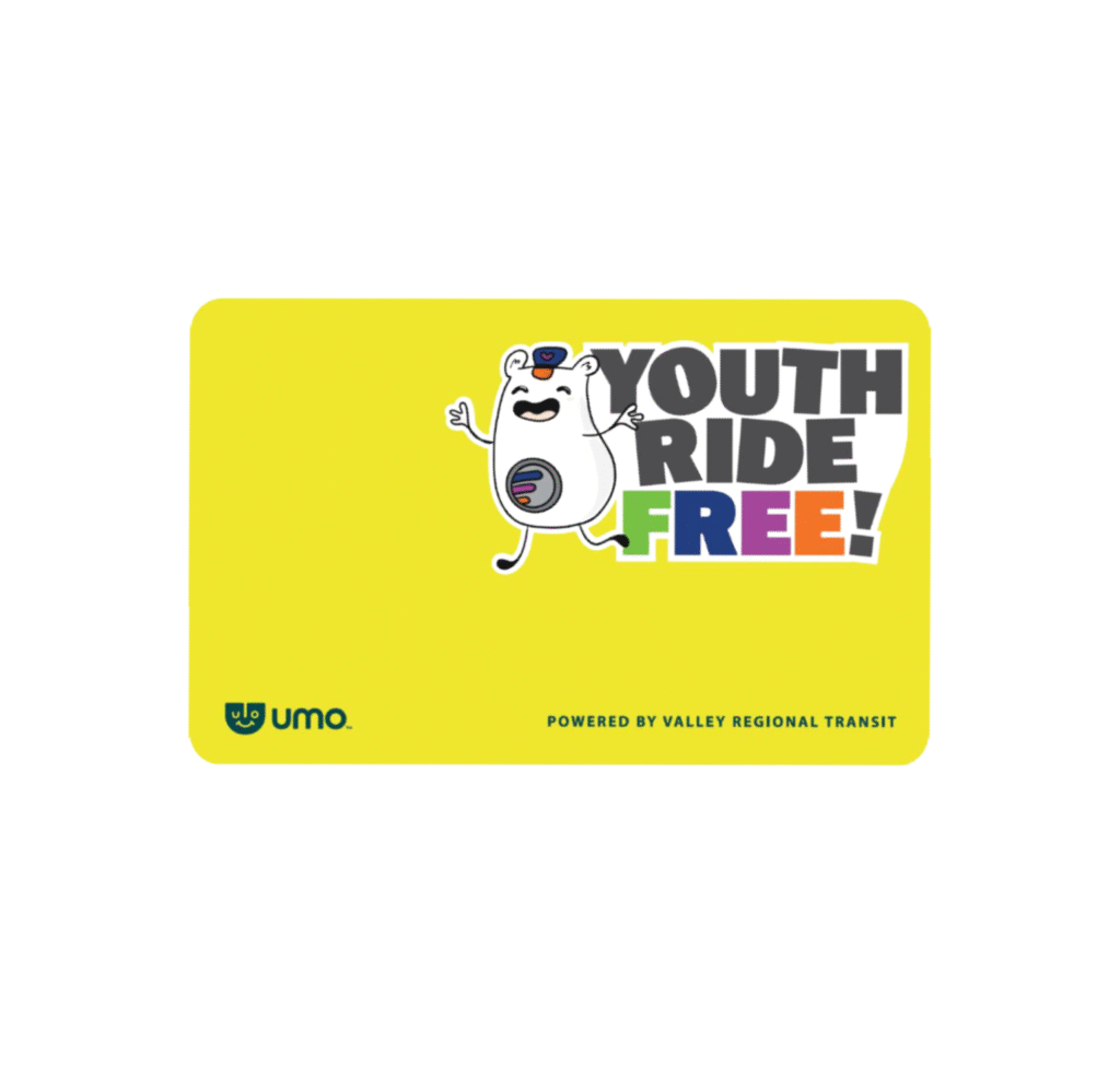 Free Ride Token Youth Ride Free: How to Ride - Valley Regional Transit